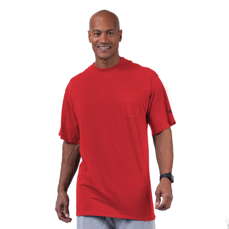 Champion Crimson Jersey Pocket T-Shirt - Front View