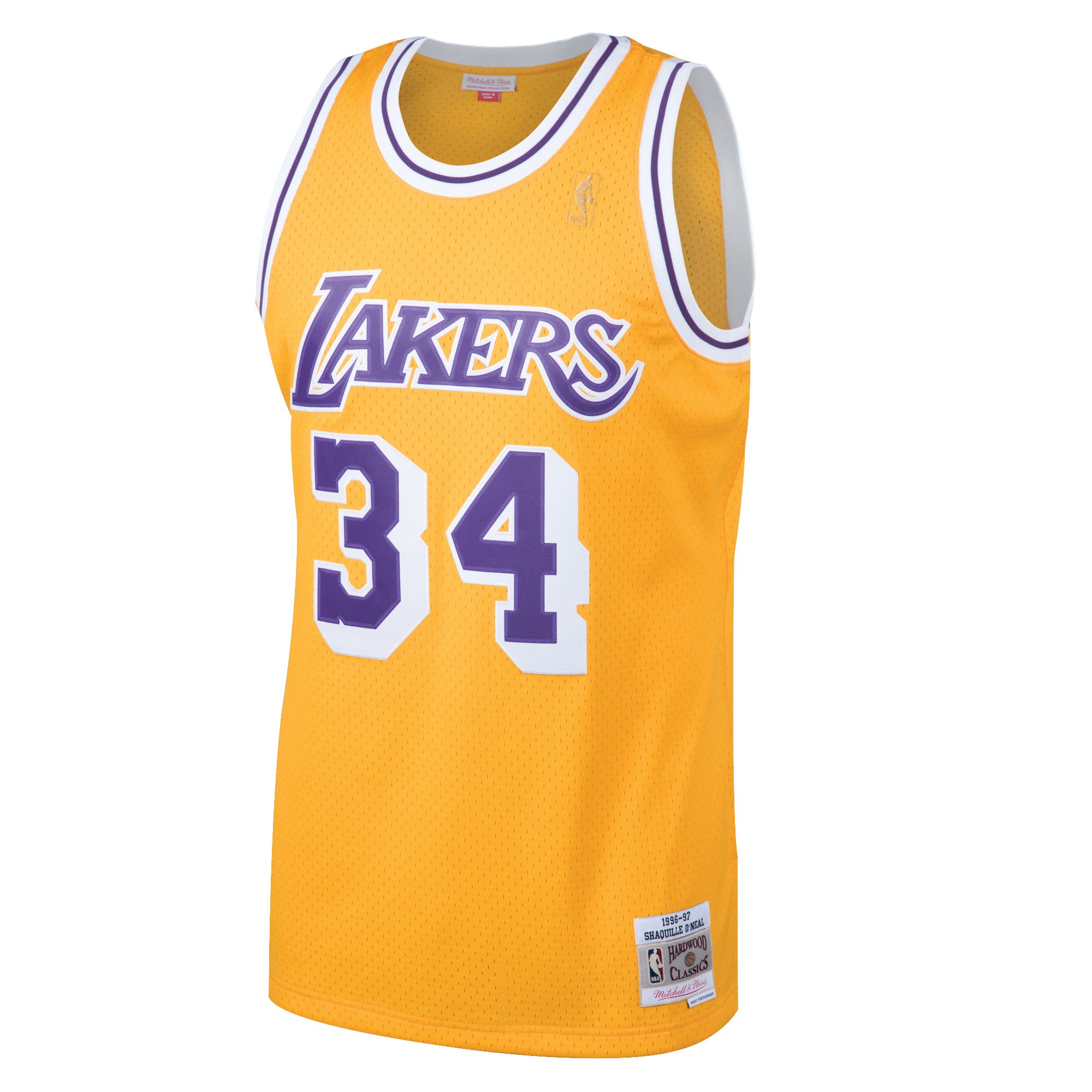 NBA Swingman Jersey Los Angeles Lakers Alternate 1996 97 Shaquille O'n –  Broskiclothing