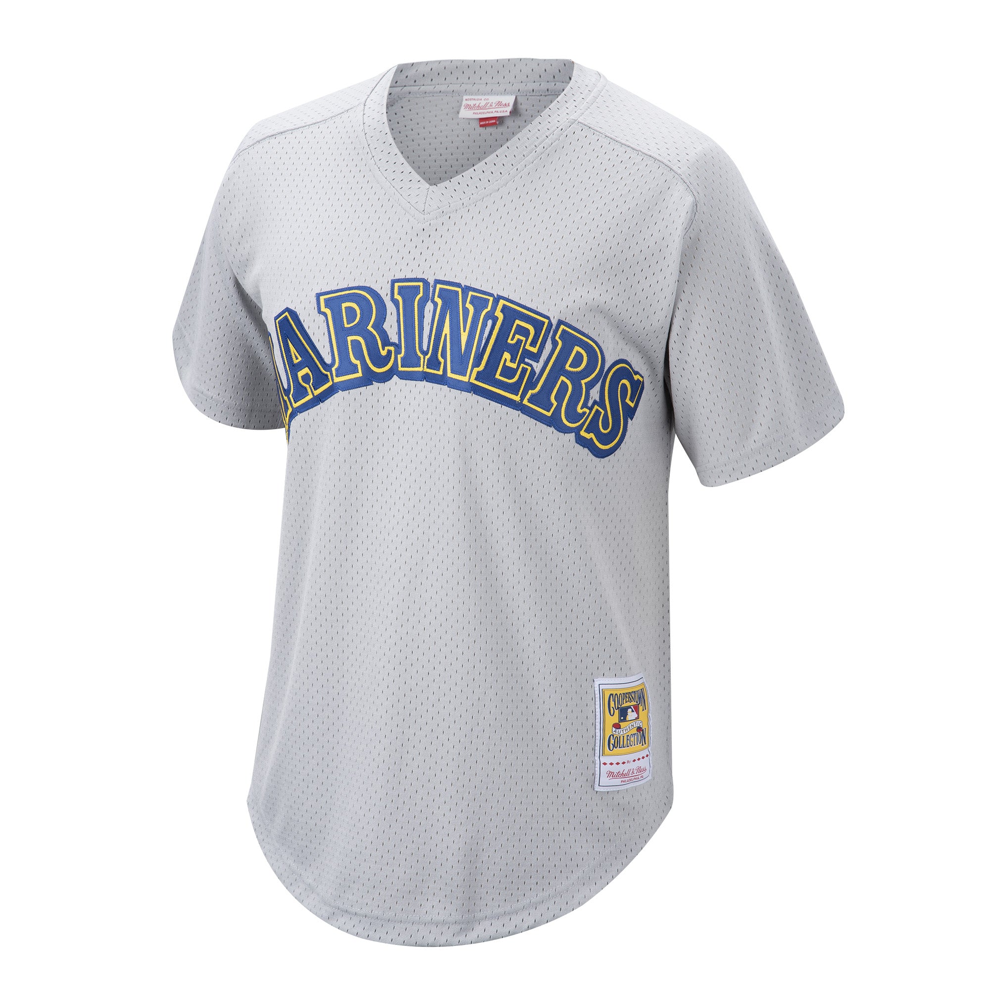 NWT AUTHENTIC MITCHELL & NESS PERRY 82 SEATTLE MARINERS TRIDENT WHITE  JERSEY 4X