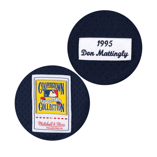 Authentic BP Jersey New York Yankees 1995 Don Mattingly - Authenticity Patches