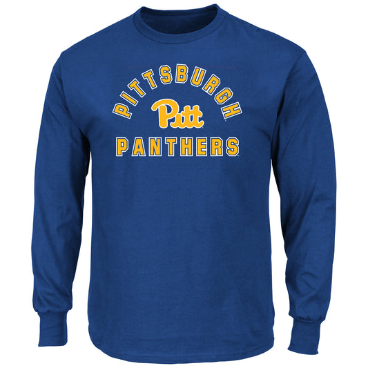 Royal Pittsburgh Arched Logo Long Sleeved Tee - Front View