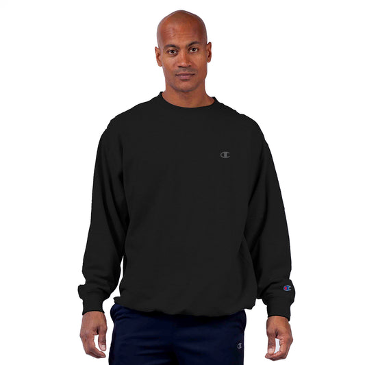 Champion Black Fleece Crew Sweatshirt