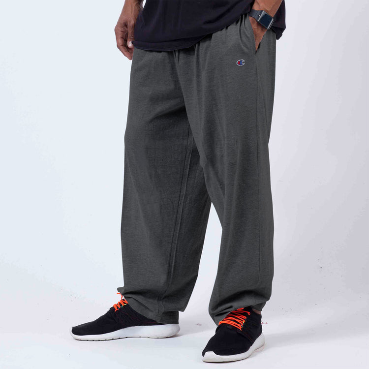 Champion Granite Heather Jersey Jogging Pants - Front View