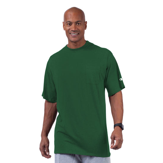 Champion Taffy Green Jersey Pocket T-Shirt - Front View