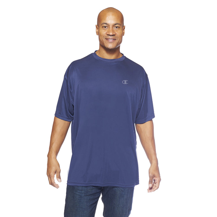 Champion Navy Performance Tee - Front View