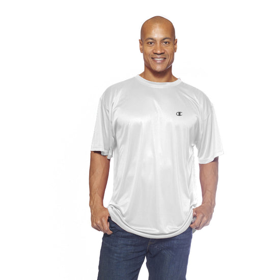 Champion White Performance Tee - Front View