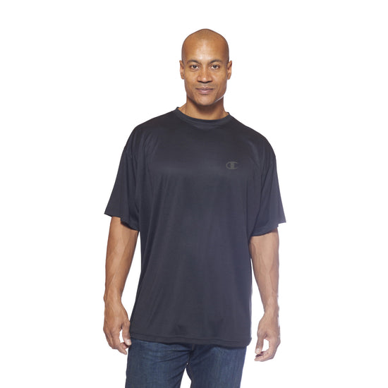Champion Black Performance Tee - Front View
