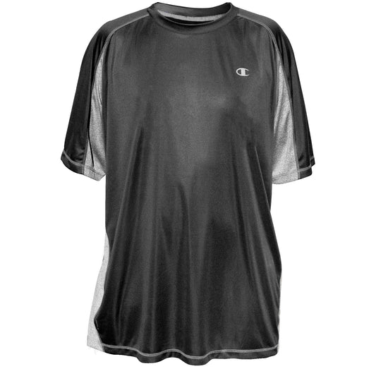 Champion Black/Oxford Performance Tee - Front View