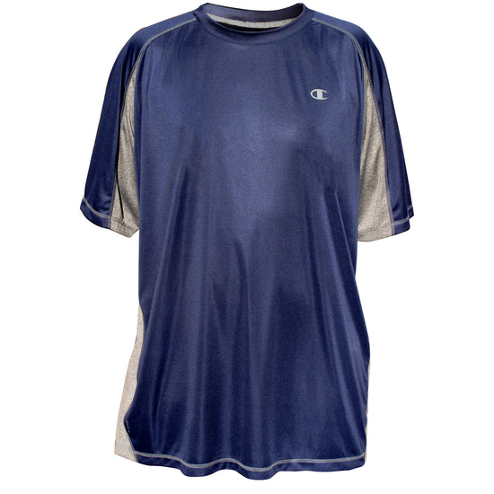 Champion Navy/Oxford Performance Tee - Front View