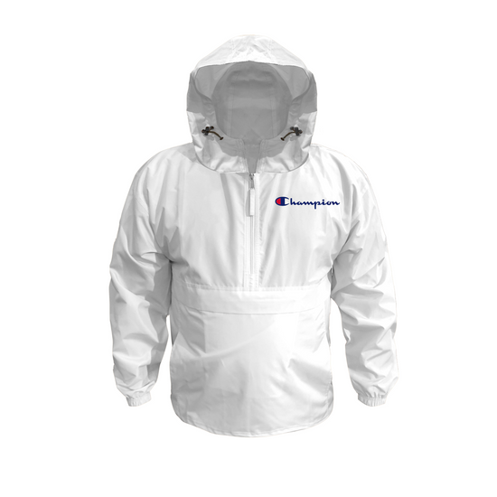 Champion Anorak Packable Jacket - White Full View