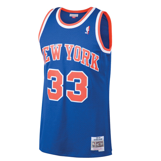 Swingman Jersey New York Knicks 1991-92 Patrick Ewing - Front View
