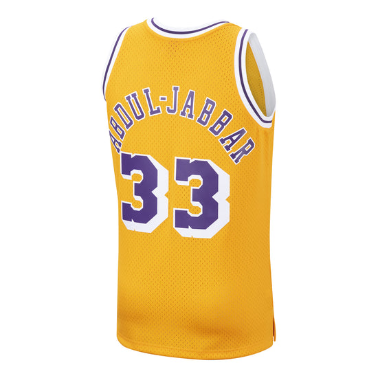 Swingman Jersey Los Angeles Lakers 1984-85 Kareem Abdul-Jabbar - Back View