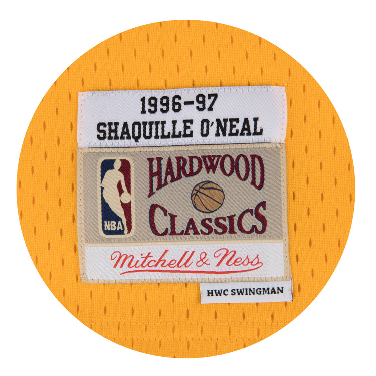 Swingman Jersey Los Angeles Lakers 1996-97 Shaquille O'Neal - Authenticity Patches