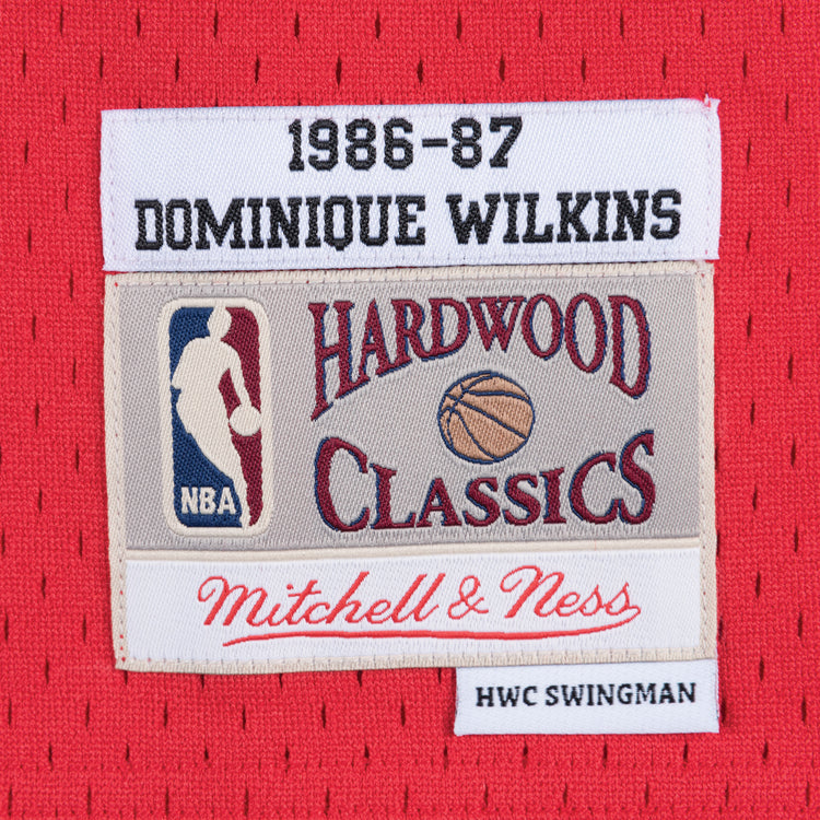 Swingman Jersey Atlanta Hawks 1986-87 Dominique Wilkins - Authenticity Patches