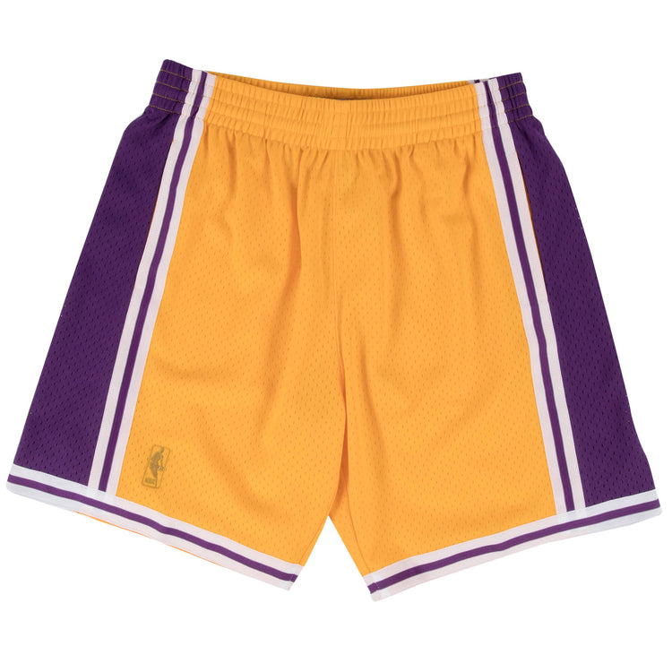 Gold Swingman Shorts Los Angeles Lakers 1996-97 - Front View