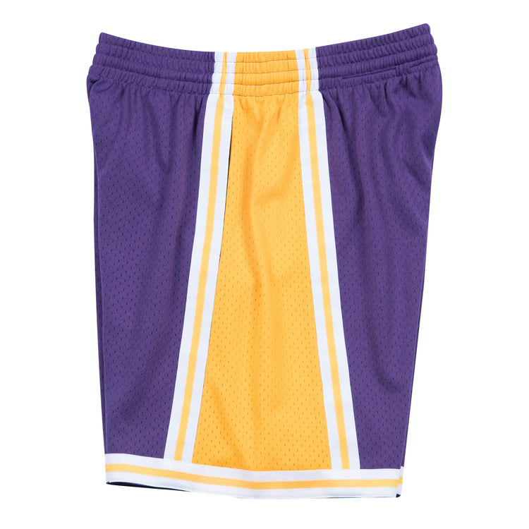 Purple Swingman Shorts Los Angeles Lakers 1996-97 - Left View