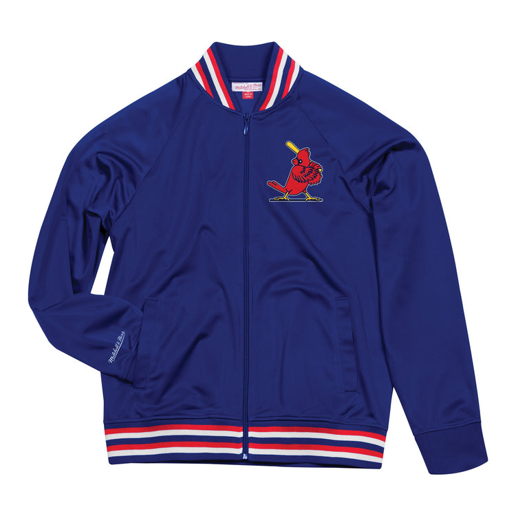 St. Louis Cardinals Tricot Track Jacket - Front View