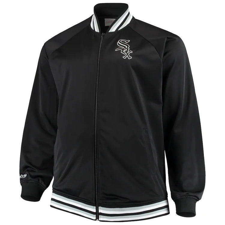 Chicago White Sox Tricot Track Jacket - Front View