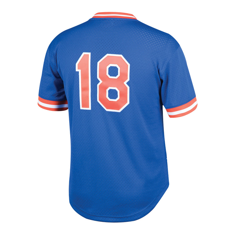 Authentic BP Jersey New York Mets 1986 Darryl Strawberry - Back View