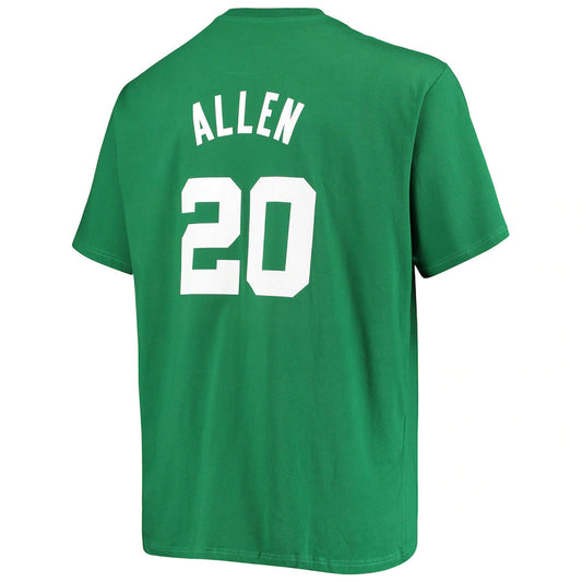 Boston Celtics Ray Allen Hardwood Classics Name & Number T-Shirt - Back View