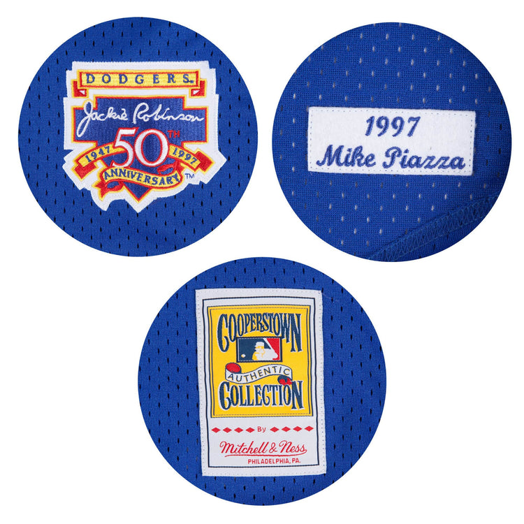 Authentic BP Jersey Los Angeles Dodgers 1997 Mike Piazza - Authenticity Patches