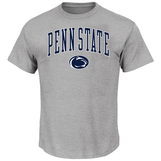 Oxford Heather Penn State Wordmark Tee - Front View